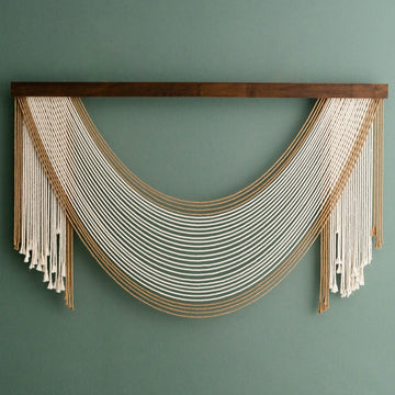 Silent Melt Macrame Wall Hanging - Cotton Wall Art V59