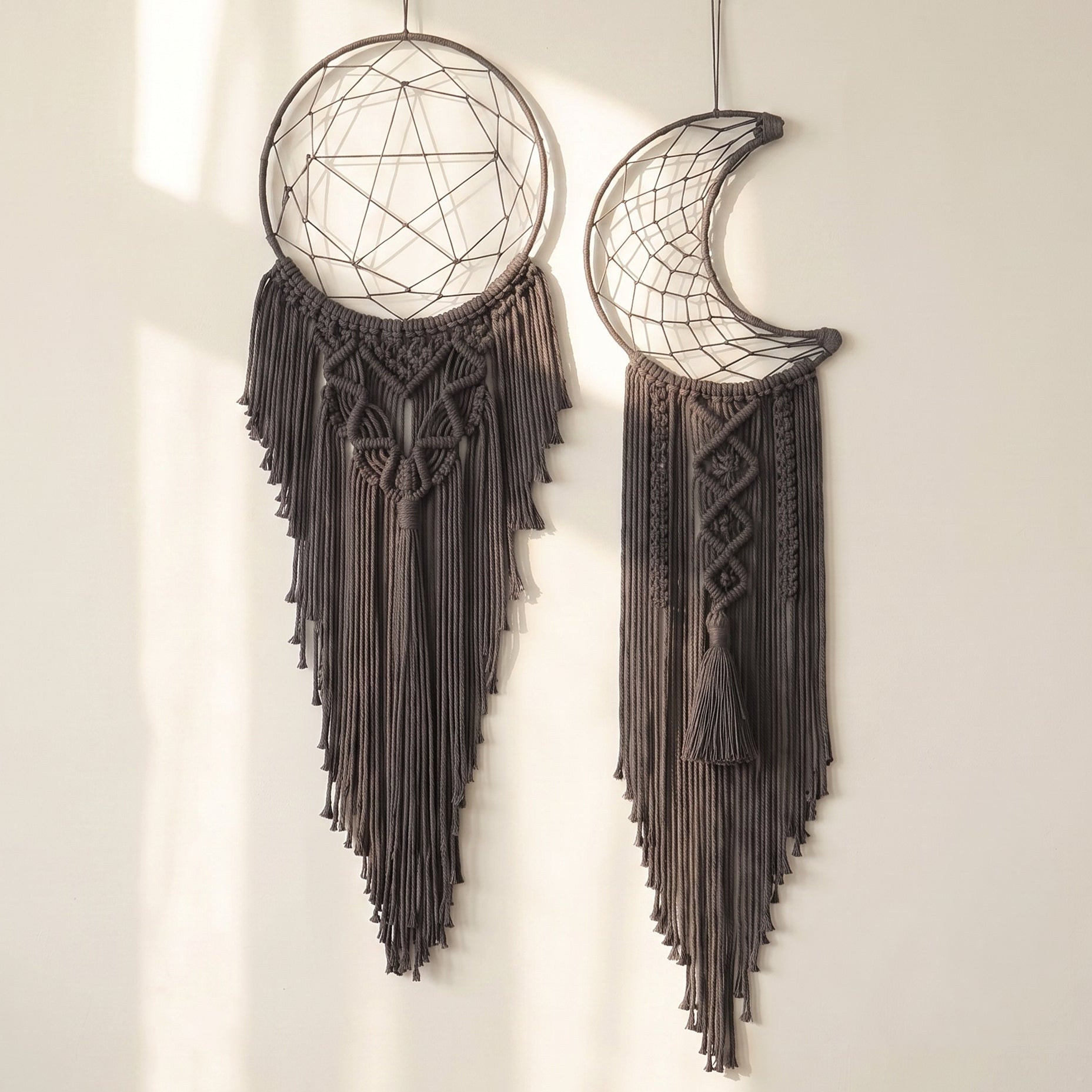 Macrame Dreamcatcher Wall Hanging Boho Wall Decor for Nursery W04