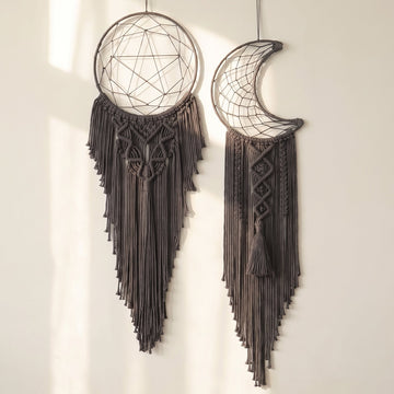 Macrame Dreamcatcher Wall Hanging Boho Wall Decor for Nursery W04