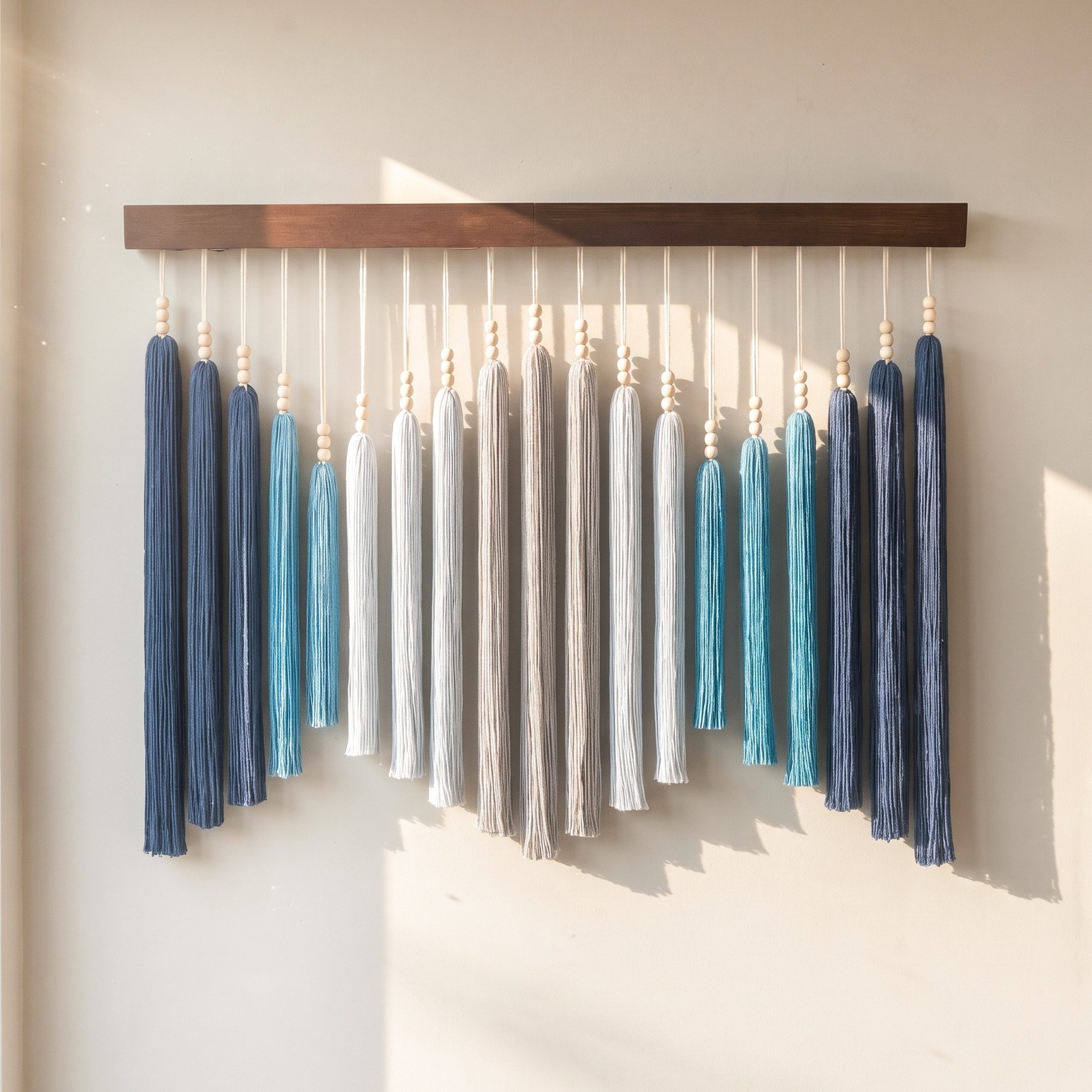 Solar Crown Fiber Wall Hanging Boho Wall Decor for Living Room U51
