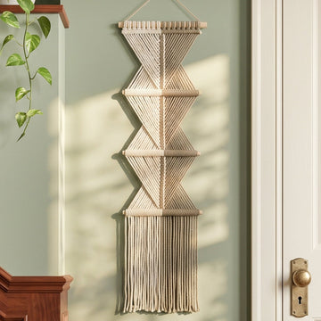 Macrame Wall Hanging Cotton Cord for Minimalist Wall Decor W06