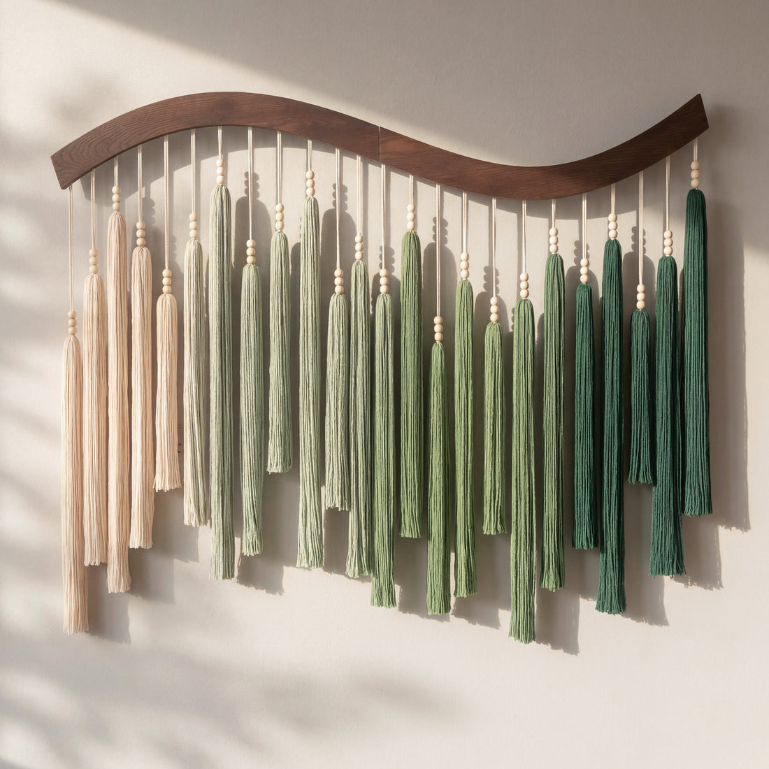 Arcadia Wall Art Macrame Wood Modern Wall Decor for Living U44