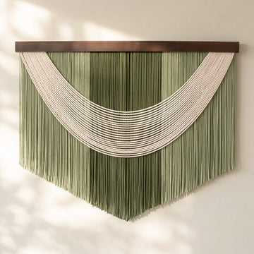 Love Nest Fiber Wall Hanging Boho Wall Decor for Nursery U50