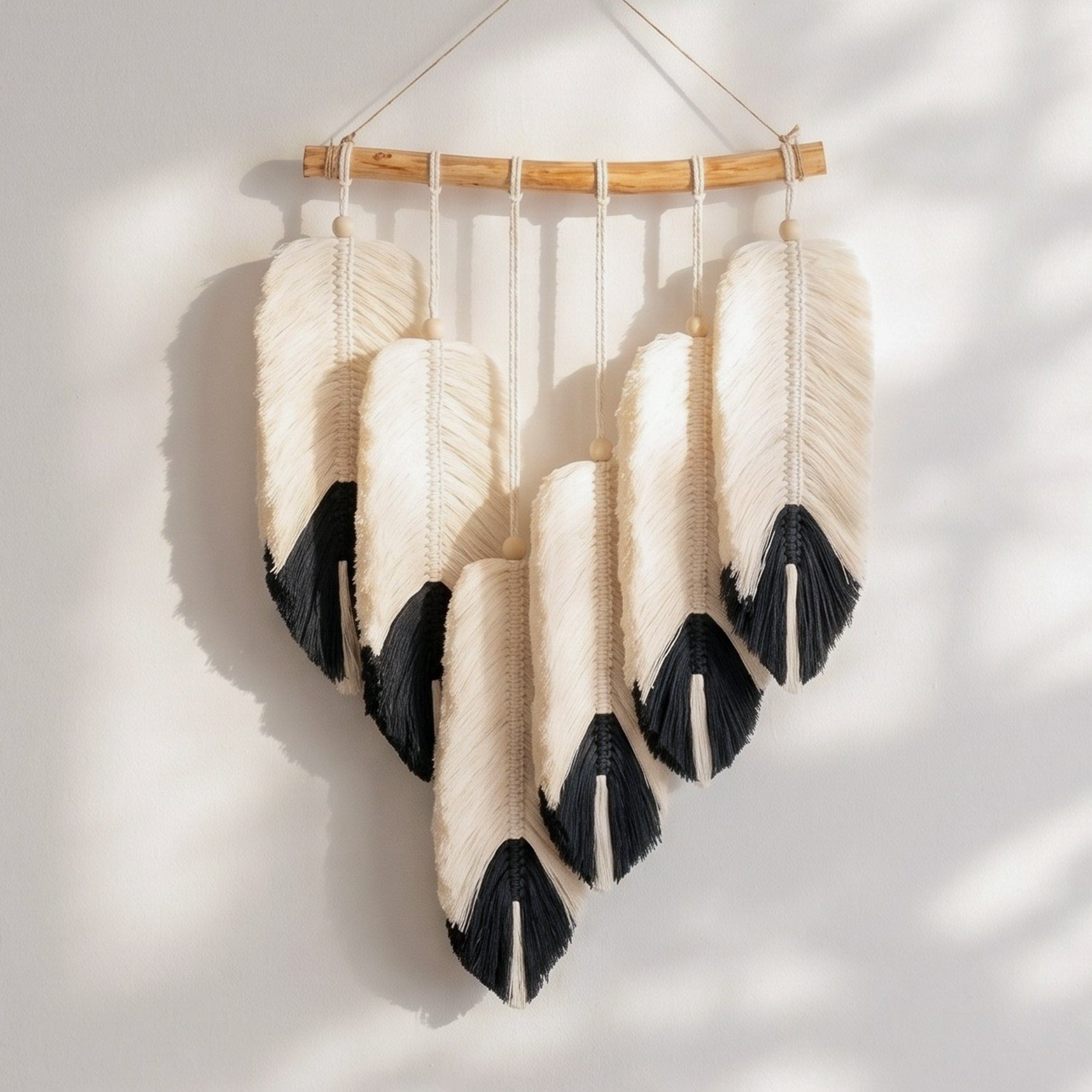 Macrame Leaves Wall Hanging Statement Wall Decor L05