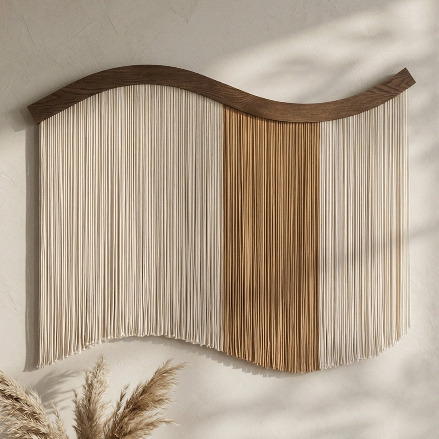 Whispering Fiber Wall Hanging Modern Interior Wall Decor Art U05