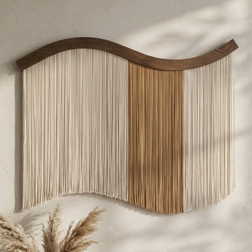 Whispering Fiber Wall Hanging Modern Interior Wall Decor Art U05