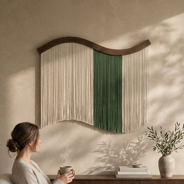 Whispering Fiber Wall Hanging Wall Decor for Living Room Modern U05