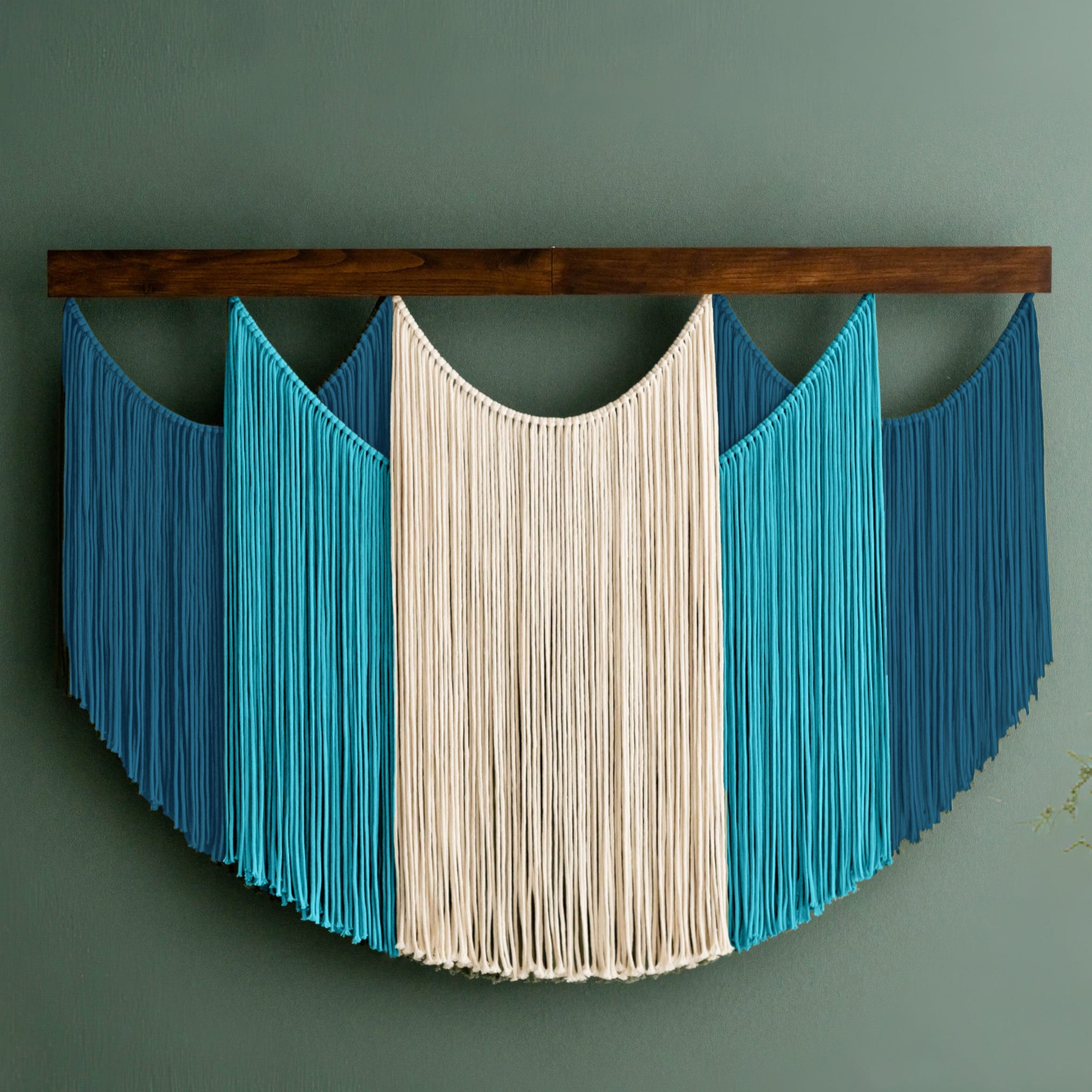 Soft Layers Wall Hanging – Large Macrame Fiber Art for Boho Home V29