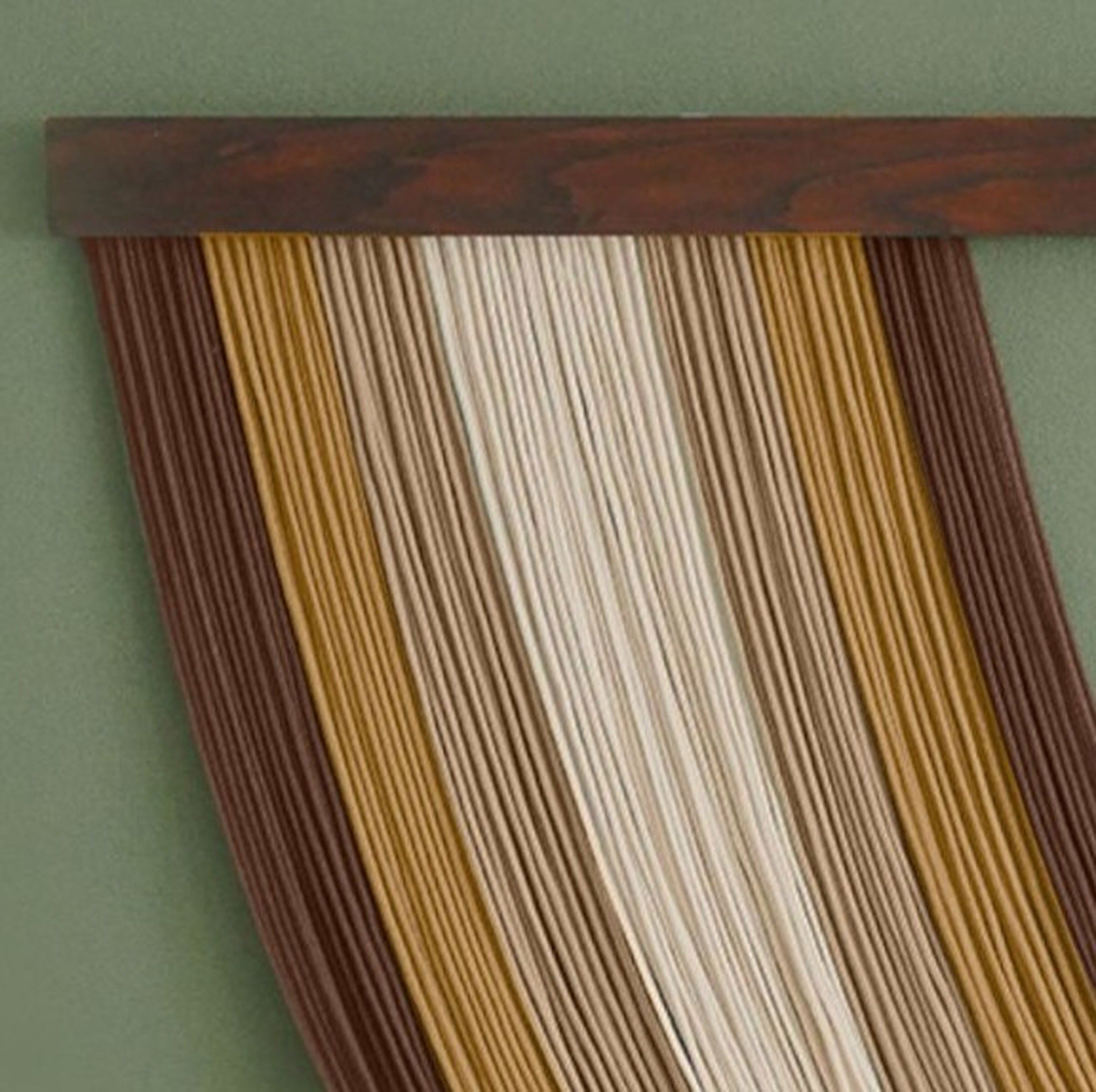 Zen Lines Macrame Wall Hanging – Boho Fiber Wall Art Decor V34