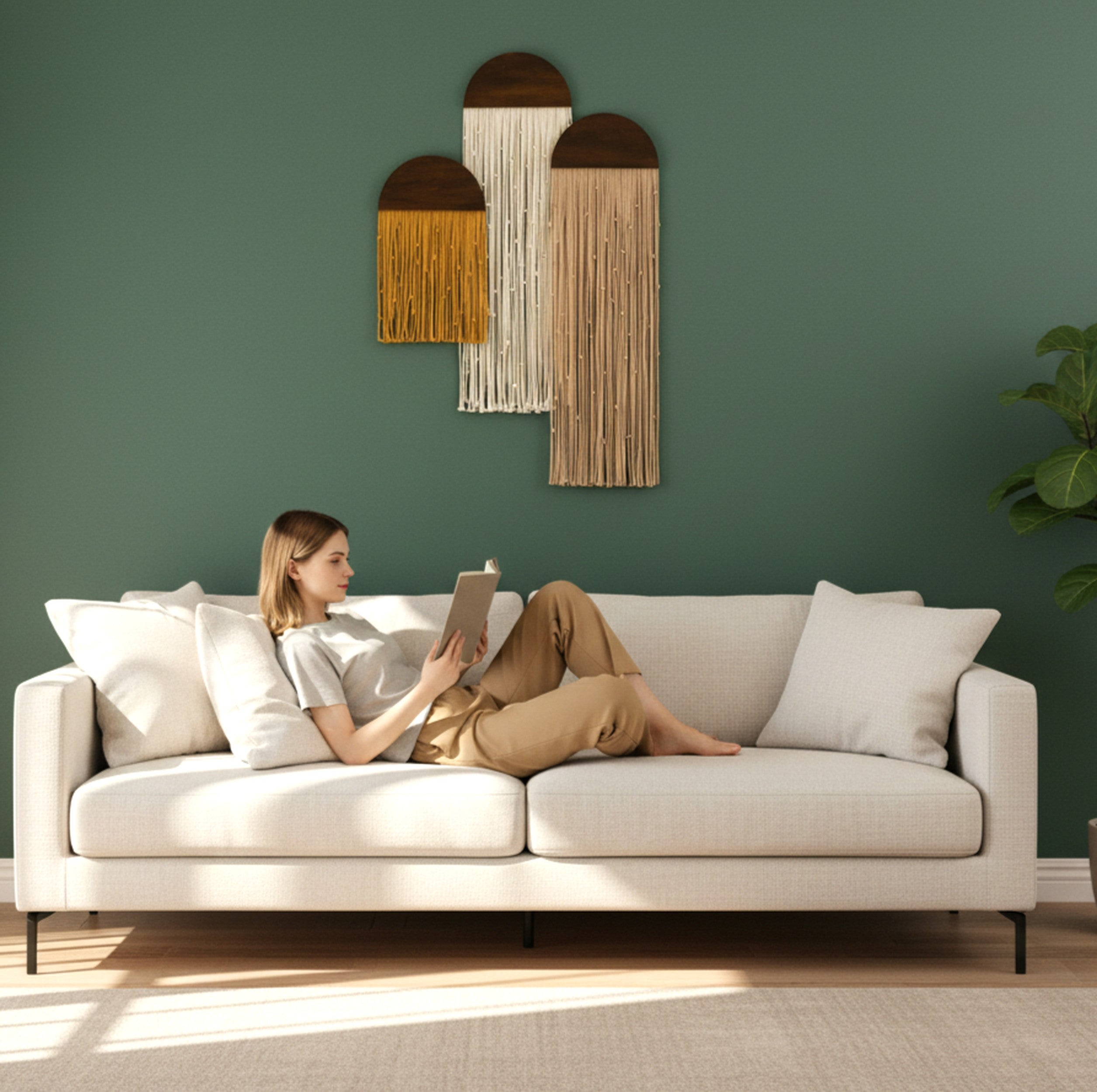 The Jelly - Macrame Wall Hanging - Boho Home Decor V45