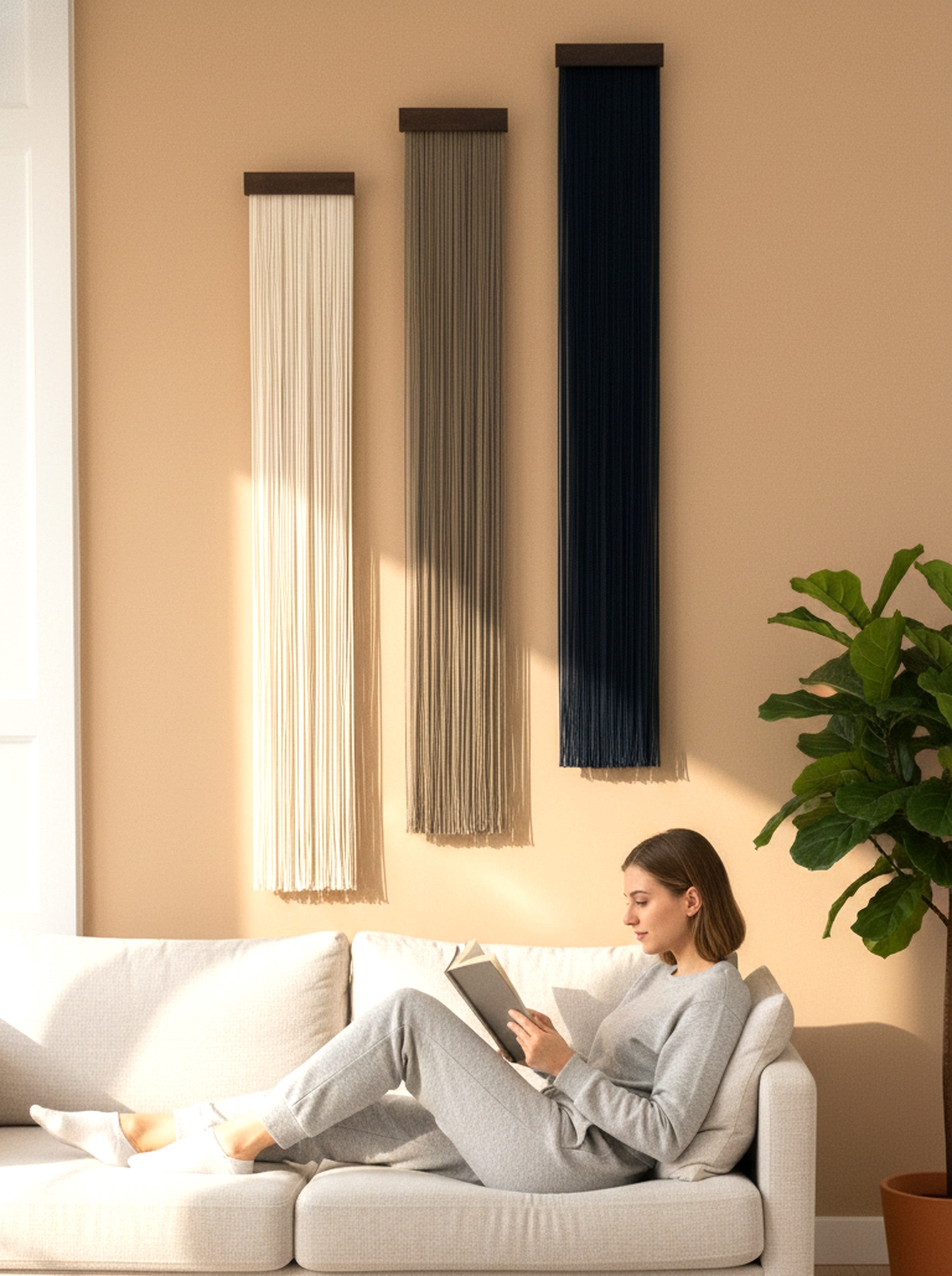 The Waterfall Macrame Wall Hanging - Boho Home Decor V81