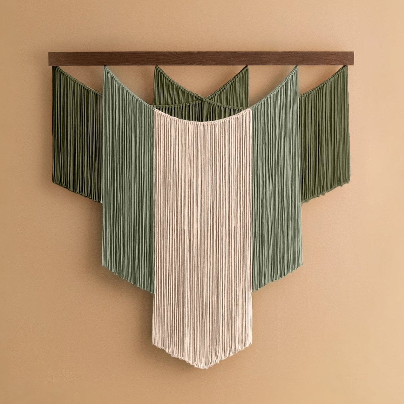 Macrame Fiber Wall Hanging For Boho And Minimalist Home Decor