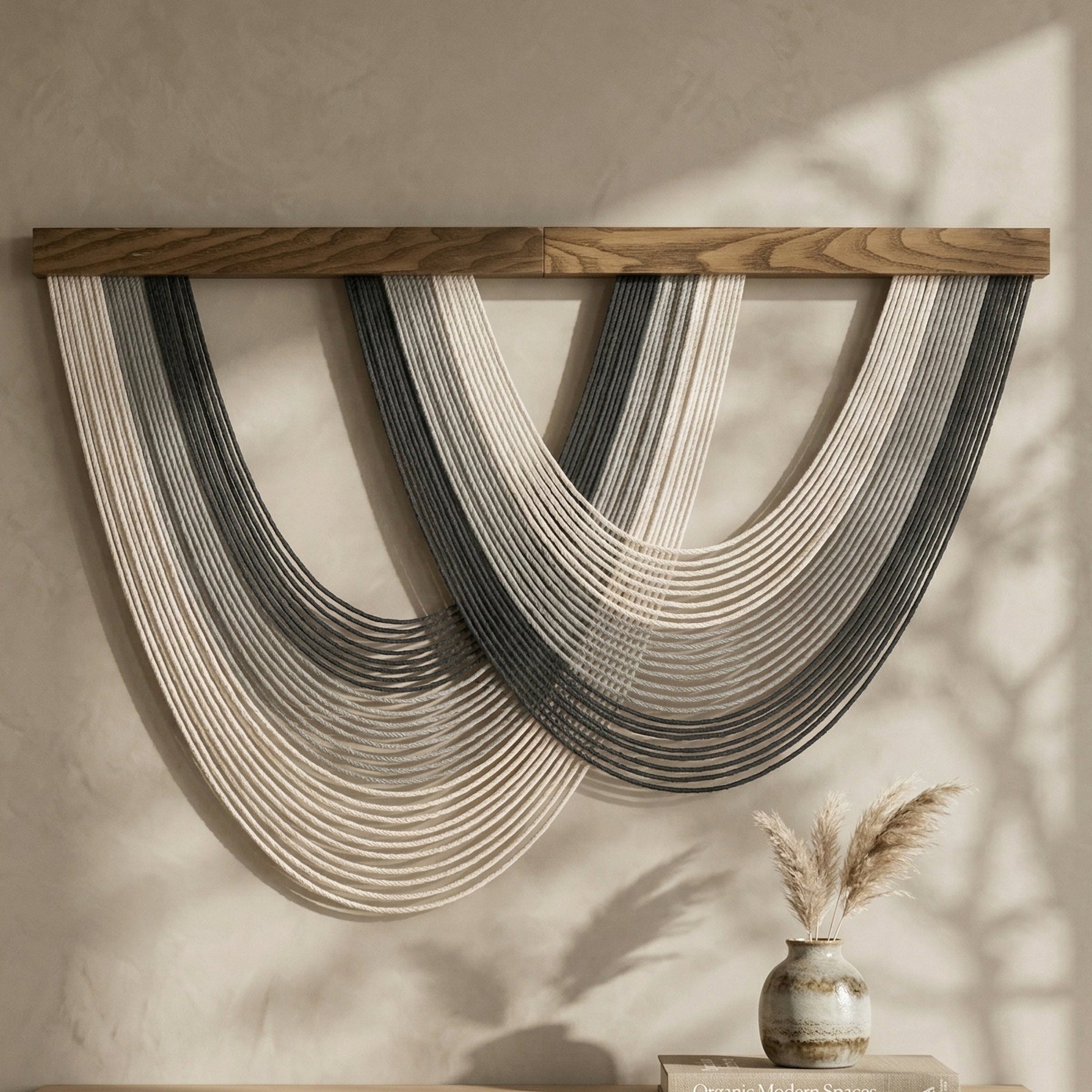 The Wave Macrame Wall Hanging – Boho Wall Art for Modern Homes V89