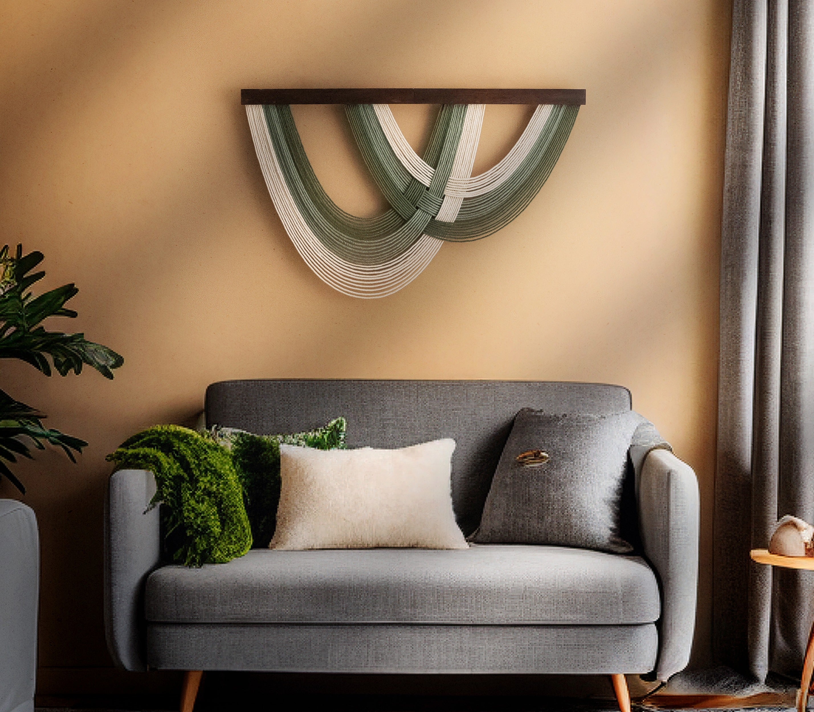 The Ocean Macrame Wall Hanging – Boho Wall Art for Modern Homes V91