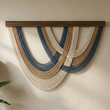 The Ocean Macrame Wall Hanging for Boho Wall Decor V91
