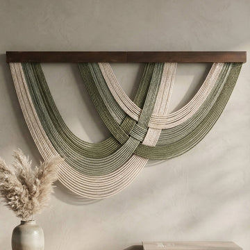 The Ocean Macrame Wall Hanging for Organic Modern Decor V91