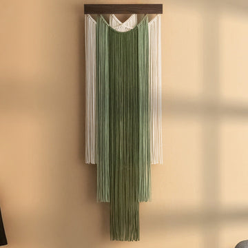 Falling Star Wall Hanging – Cotton Macrame Art for Boho Decor V92