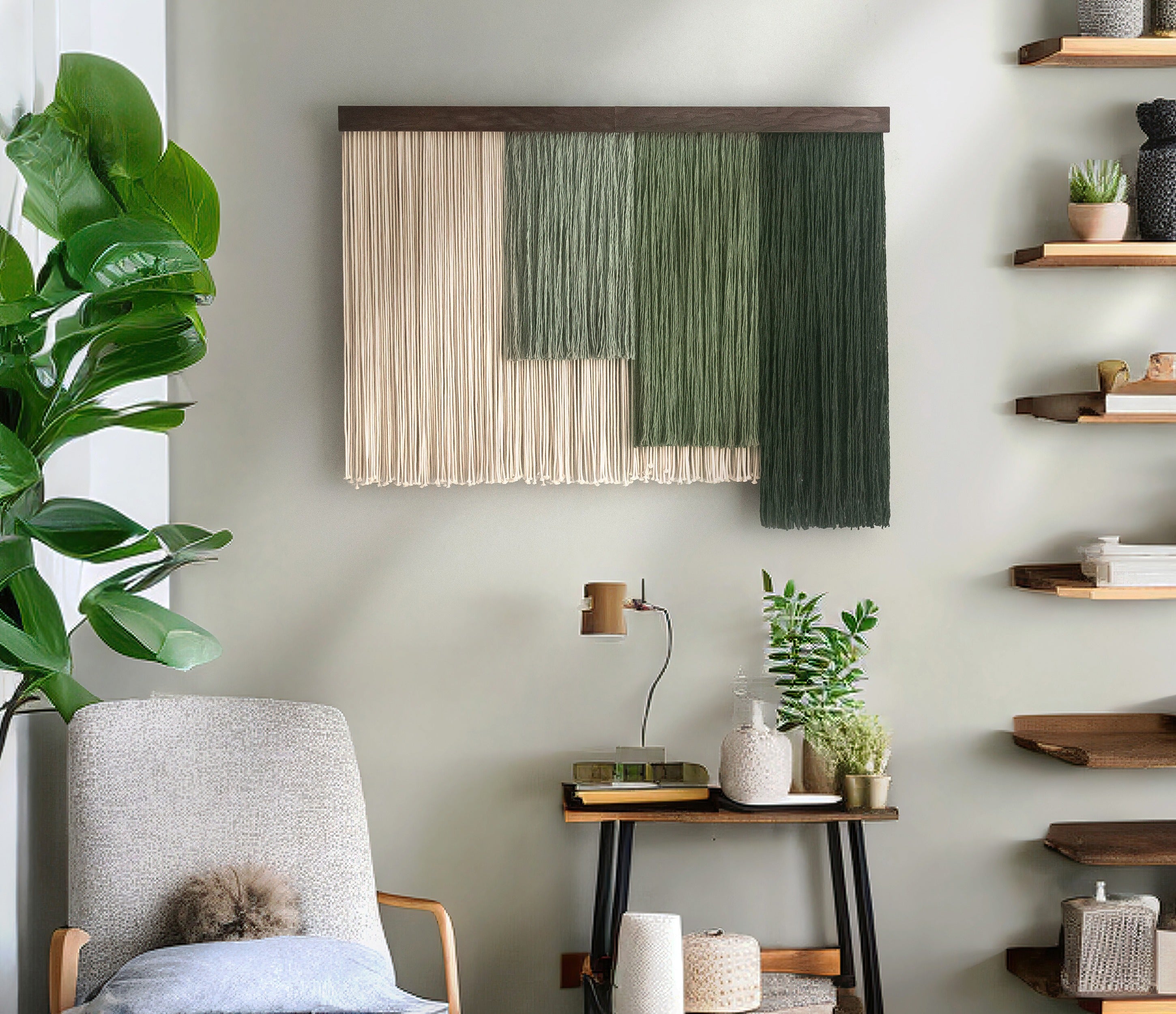 Shades of Zen Wall Hanging – Large Cotton Macrame Boho Decor V97