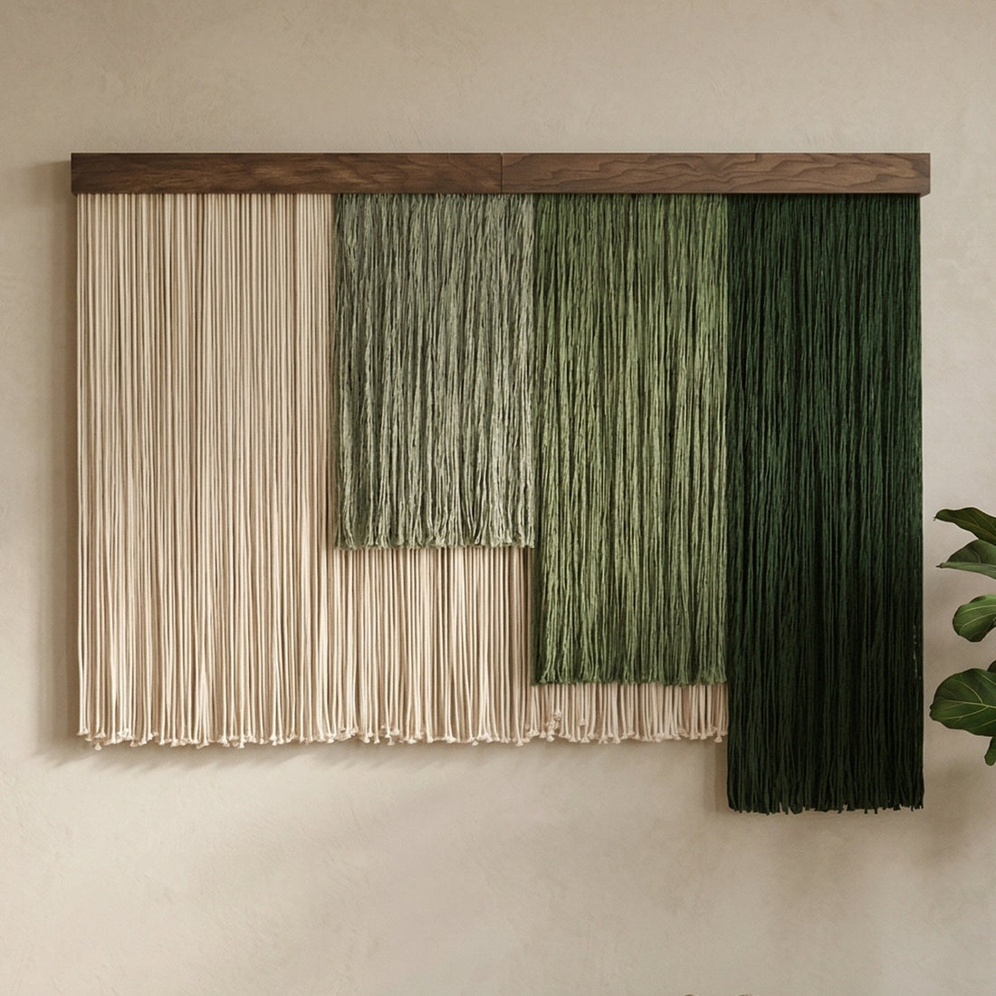Shades of Zen Wall Hanging – Large Cotton Macrame Boho Decor V97