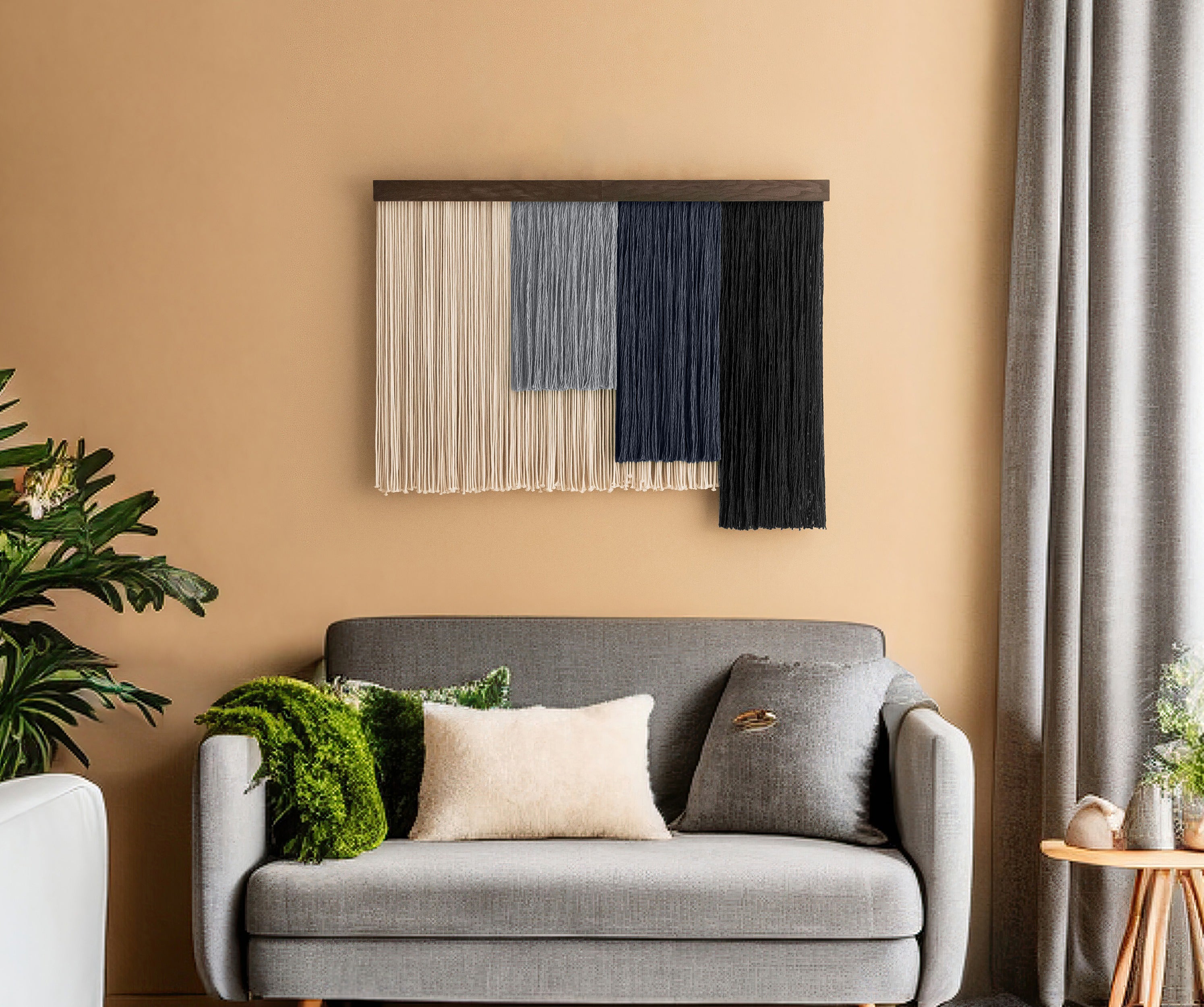 Shades of Zen Wall Hanging Textured Wall Art for Minimalist Decor V97