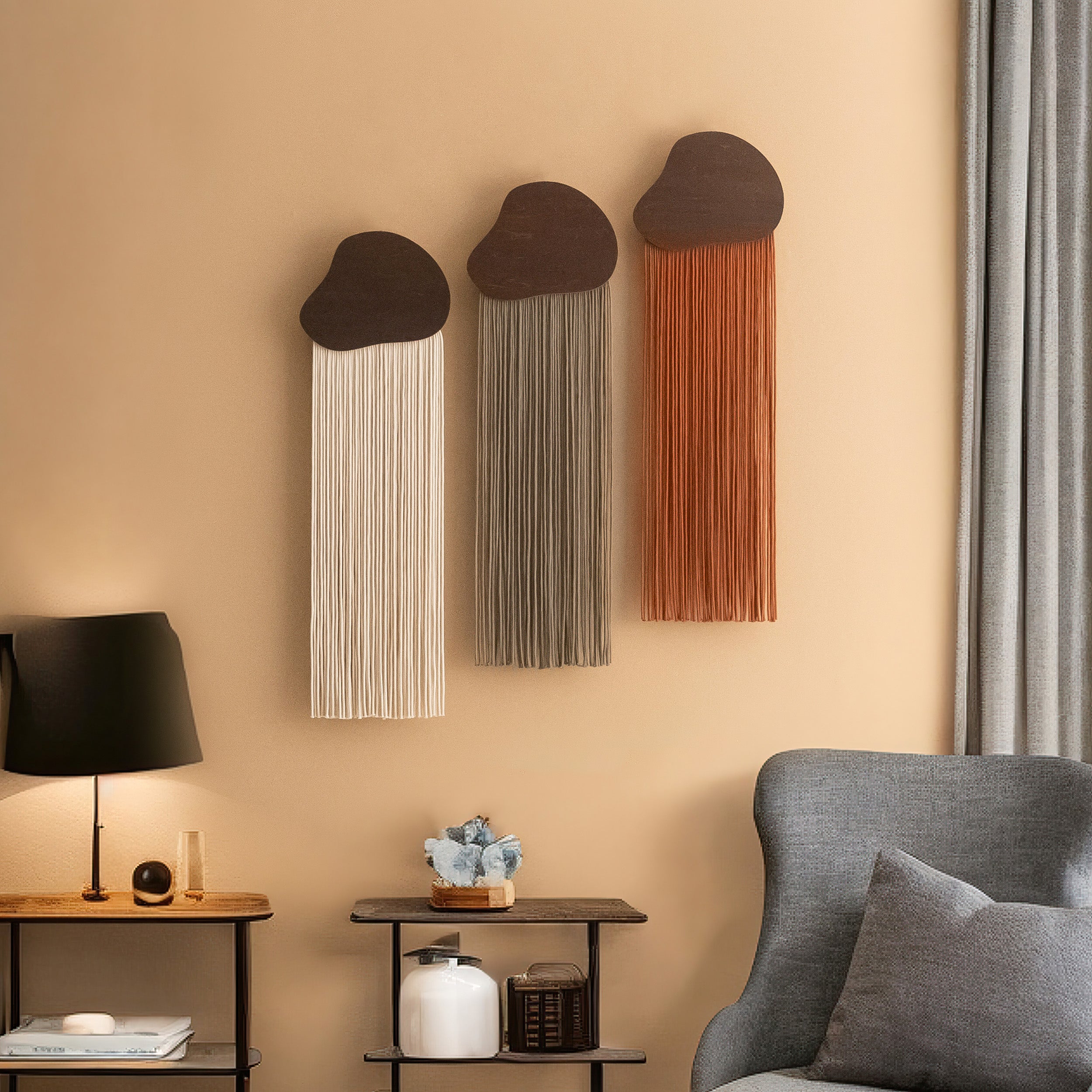 Cloudfall Wall Hanging Cotton Cord for Boho Wall Decor V99