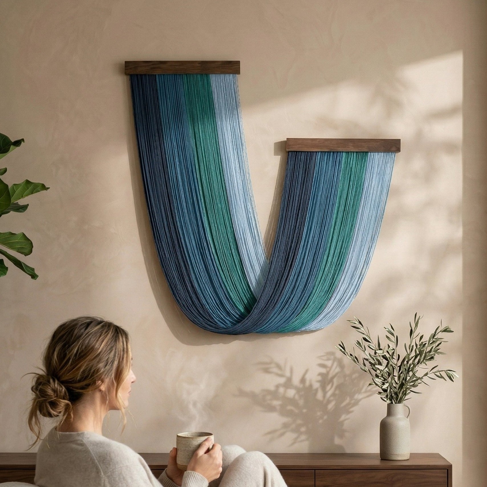 The Milky Way Macrame Wall Hanging for Minimalist Decor W59