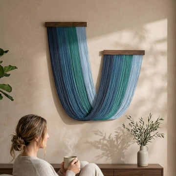 The Milky Way Macrame Wall Hanging for Minimalist Decor W59