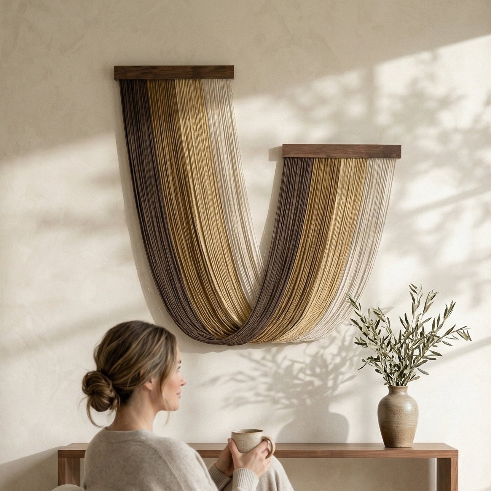 The Milky Way Macrame Wall Hanging for Minimalist Decor W59