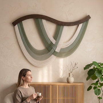The Flow Wall Hanging for Modern Boho Interiors V93