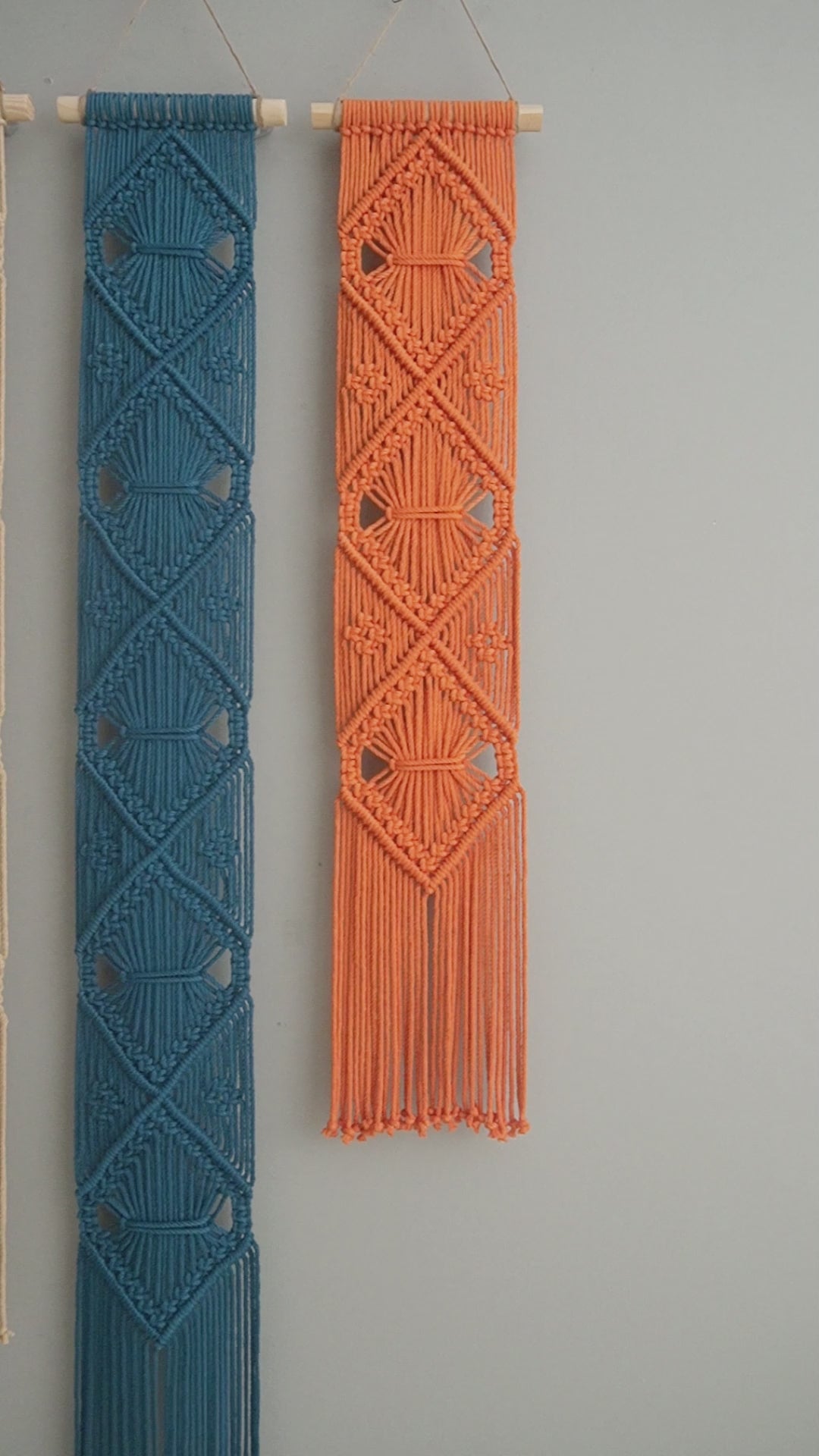 Macrame Wall Hanging Cotton Boho Wall Decor for Farmhouse Home W05