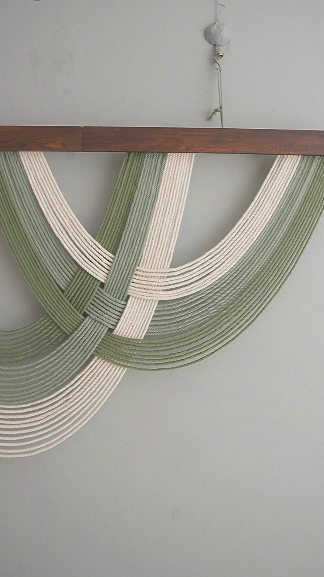 The Ocean Macrame Jellyfish Wall Hanging - Large Cotton Decor V91