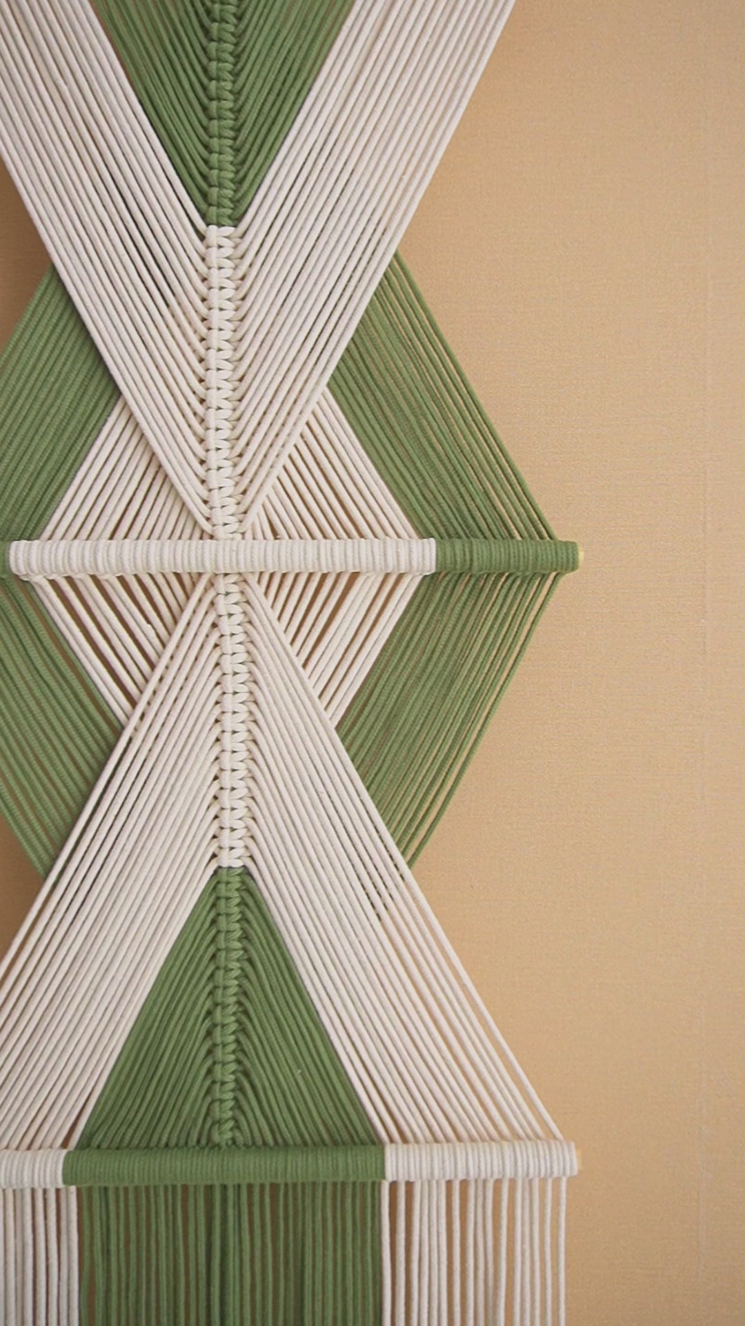 The Arrows - Vertical Boho Macrame Wall Hanging V86