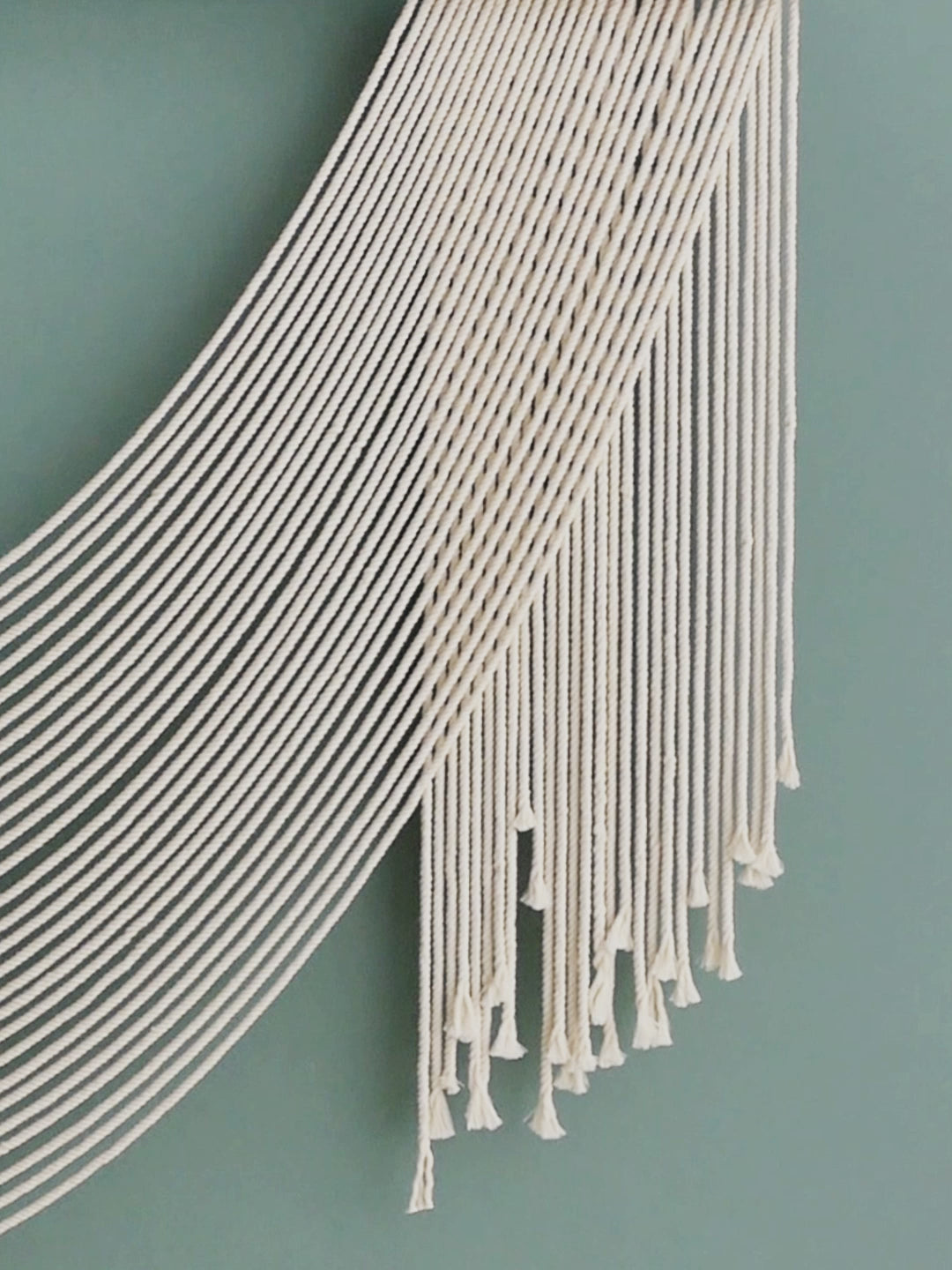 The Grace Macrame Jellyfish Wall Hanging - Minimalist Cotton Art V58