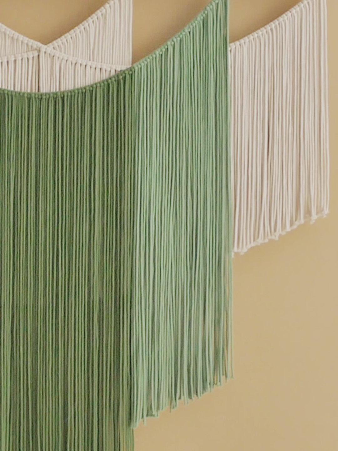 The Shield - Layered Macrame Jellyfish Wall Hanging in Earth Tones V83