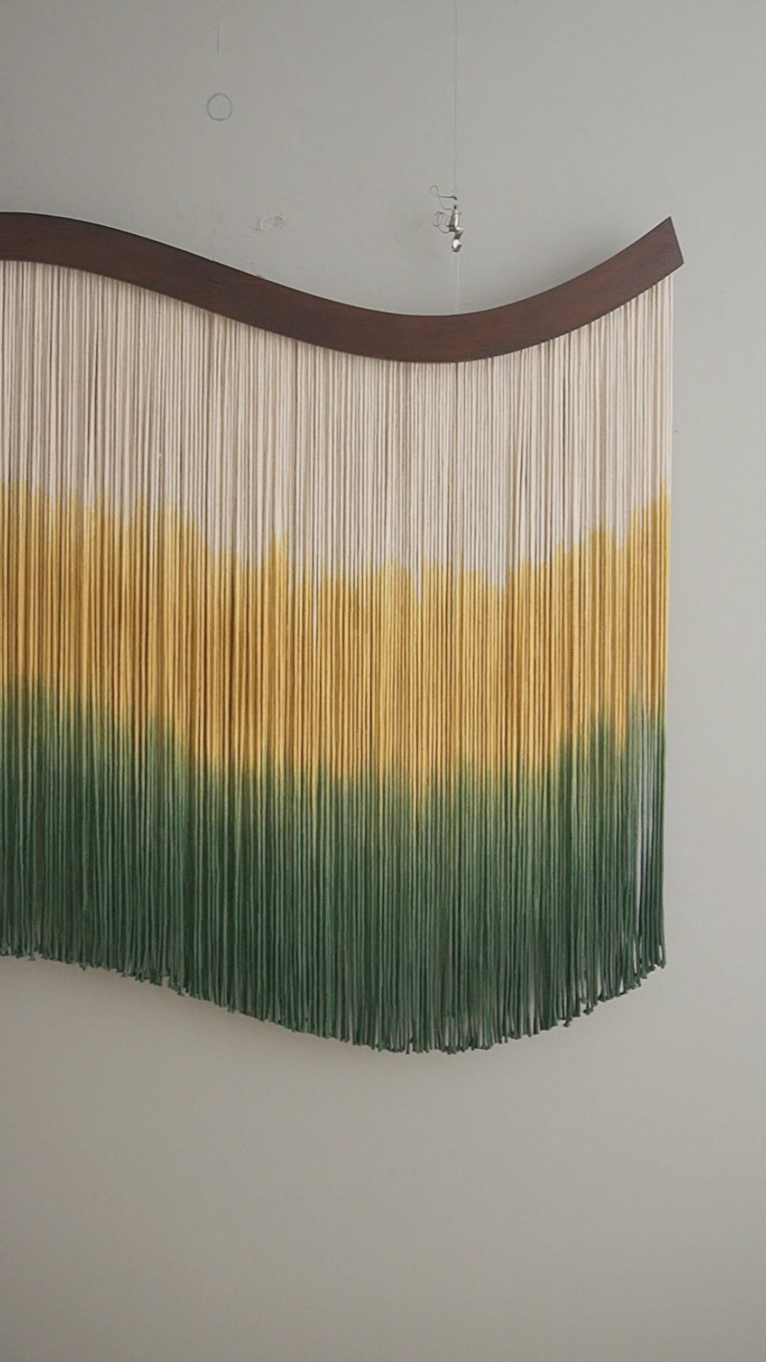 Waves of Joy Macrame Wall Hanging – Wall Hanging Decor and Fiber Wall Art U26