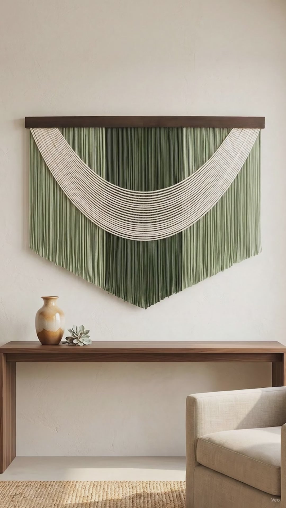 Love Nest Fiber Wall Hanging Boho Wall Decor for Nursery U50