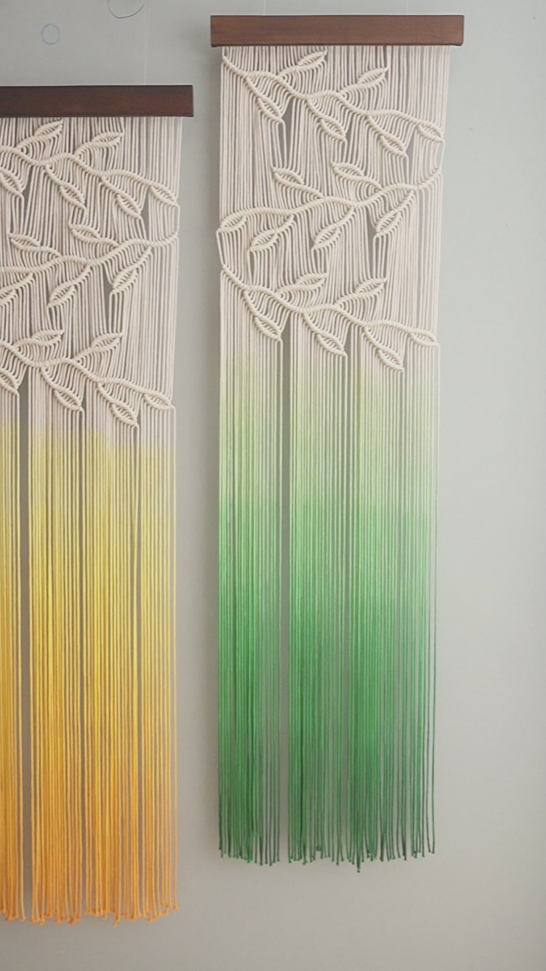 Whisper of Leaves Macrame Wall Hanging – Wall Hanging Decor and Fiber Wall Art U29