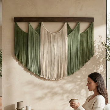 Soft Layers Wall Hanging Modern Wall Decoration for Cozy Decor V29
