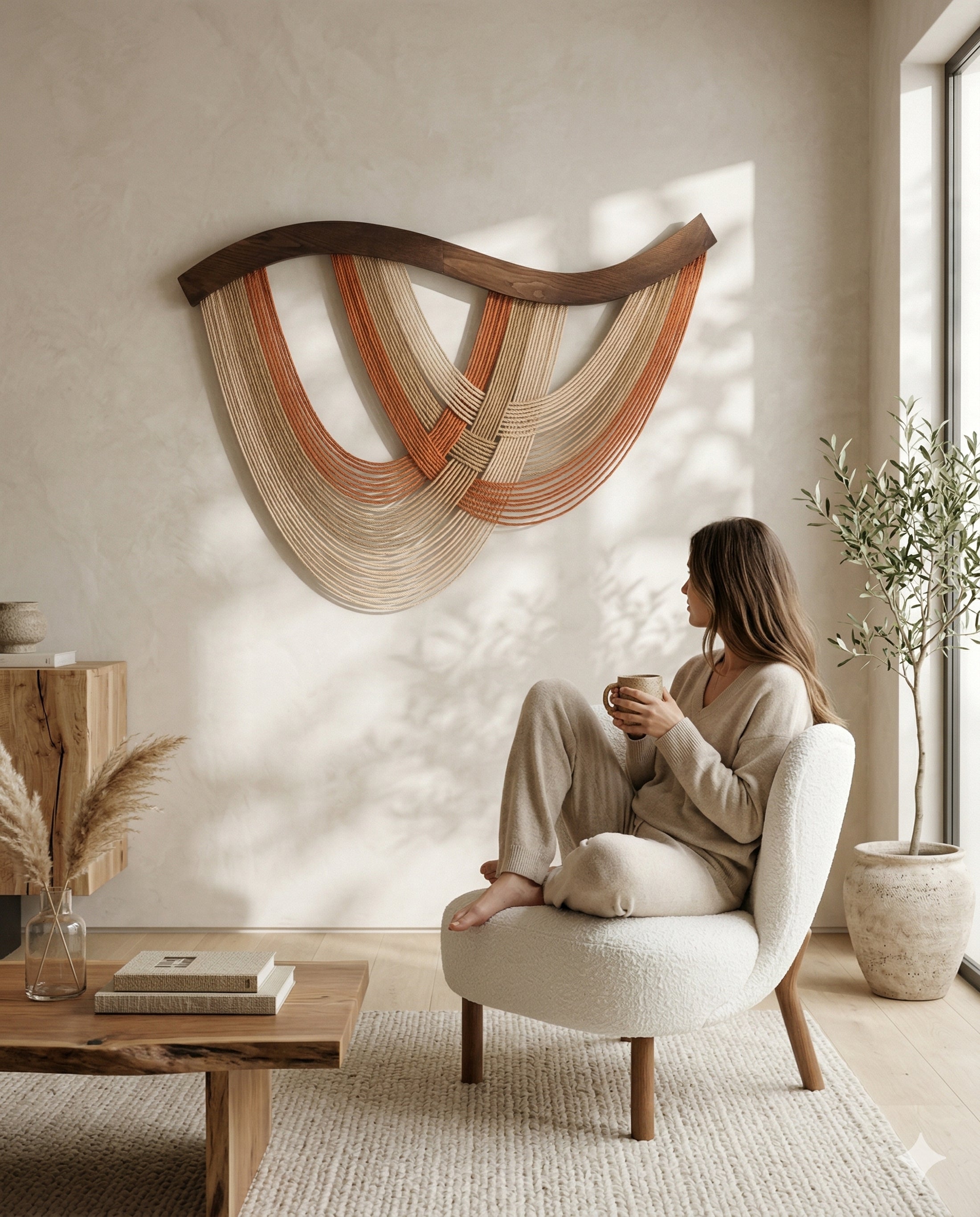 The Flow Wall Hanging and Scandinavian Wall Decor V93