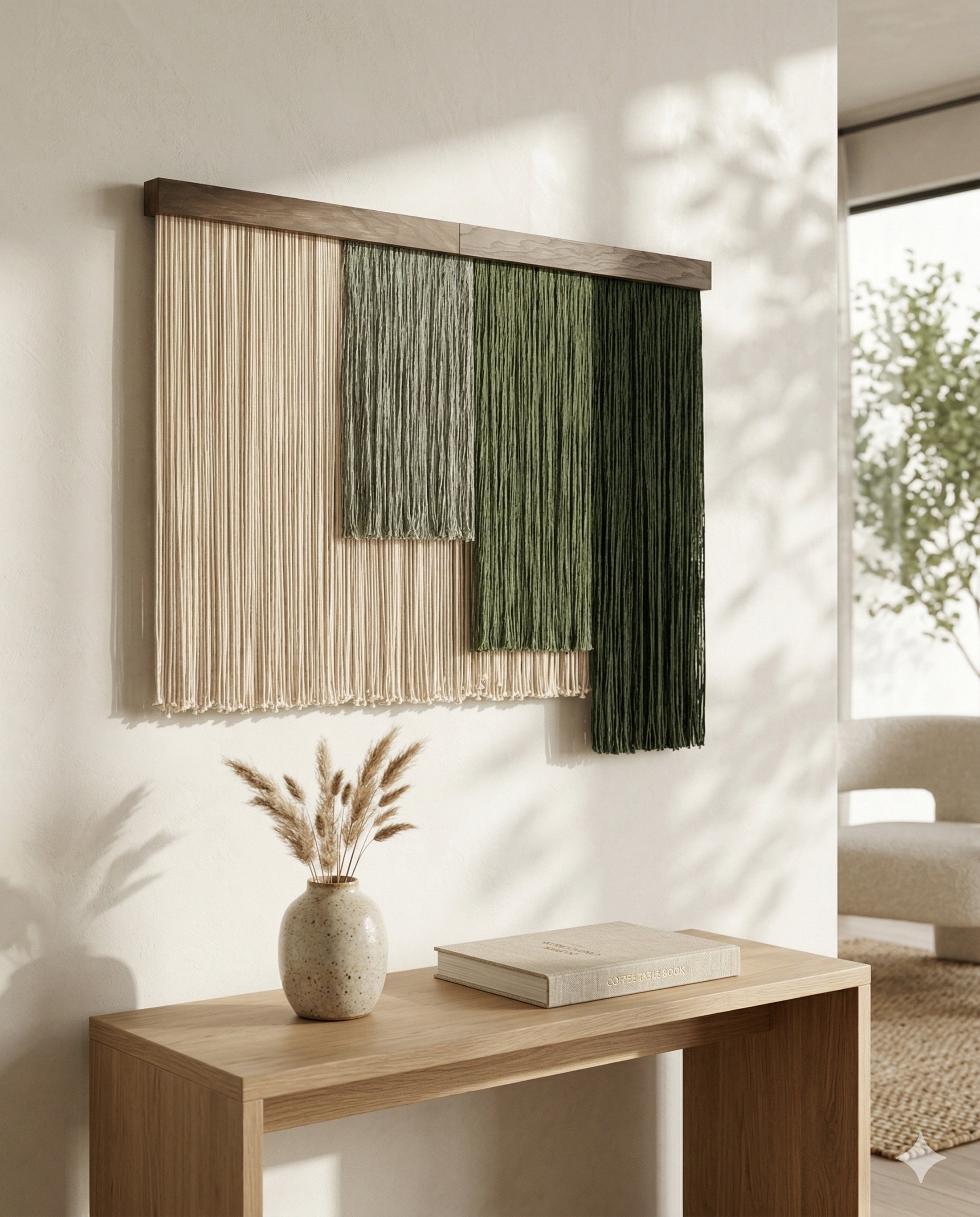 Shades of Zen Wall Hanging Macrame and Woven Wall Art V97